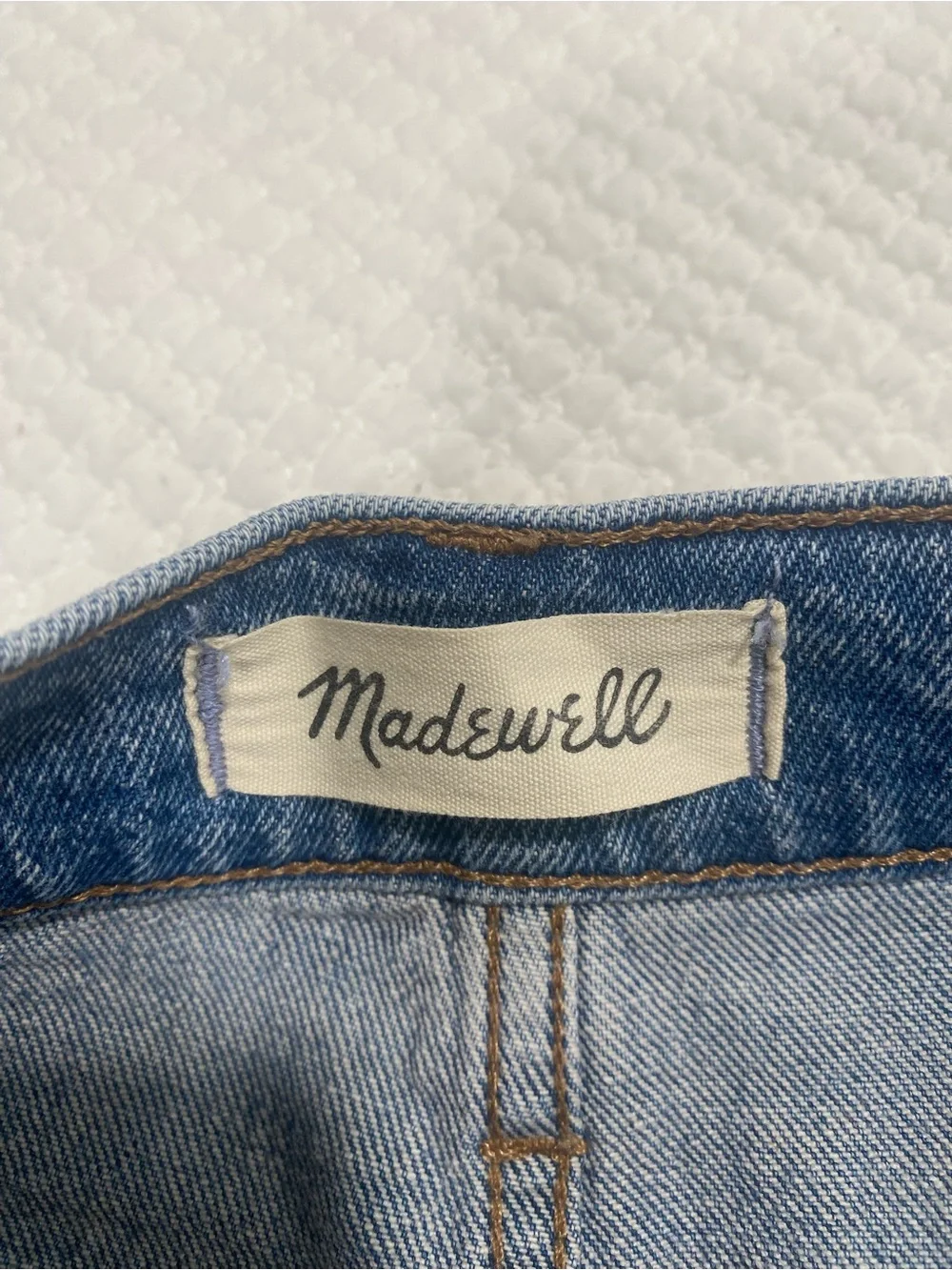 Madewell The Perfect Vintage Jean Women 24P Blue High Rise Straight‎ Crop Ankle